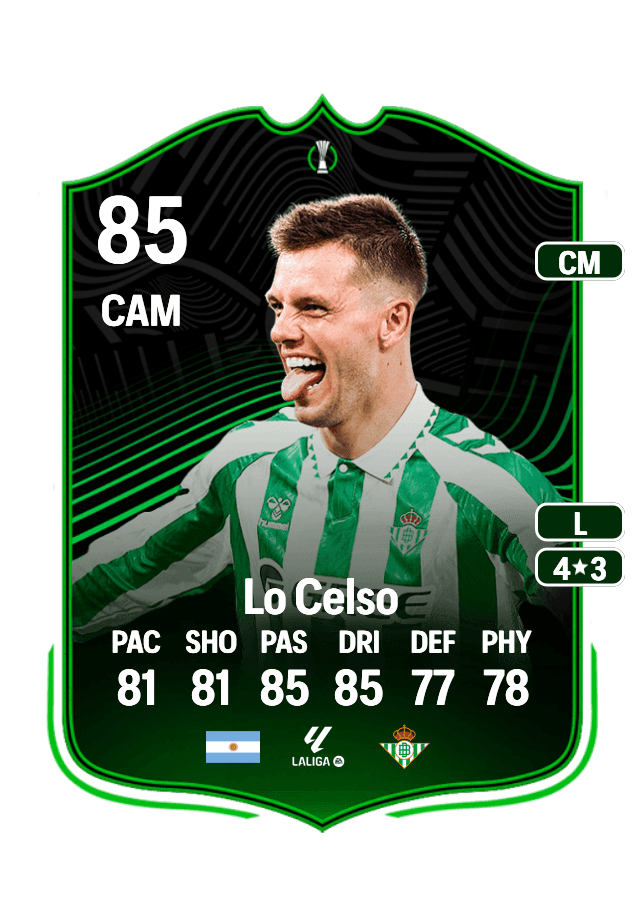 Giovani Lo Celso card
