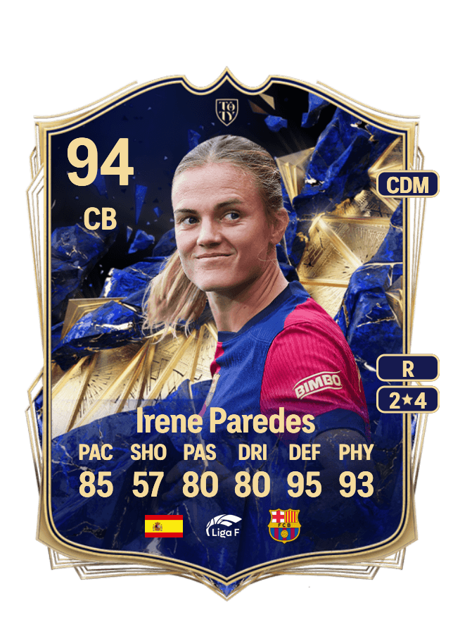 Irene Paredes card