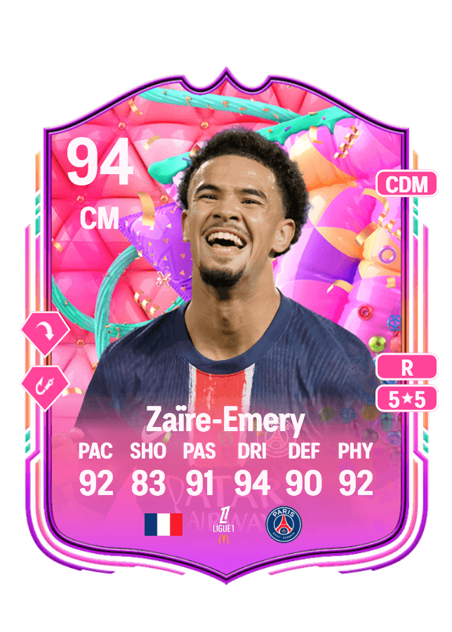 Warren Zaïre-Emery card