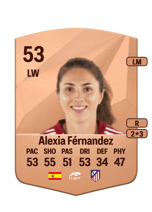 Alexia Férnandez card