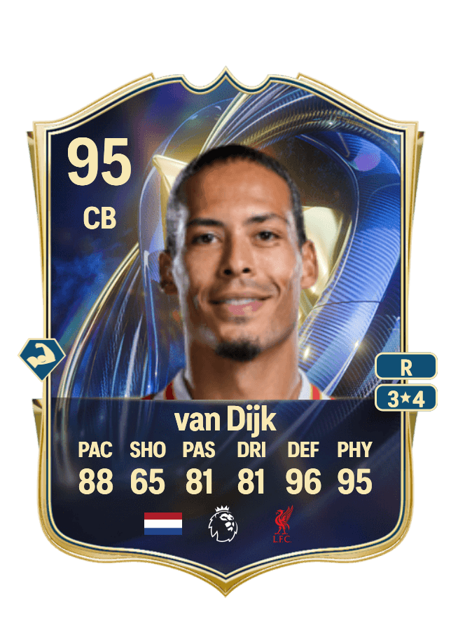 Virgil van Dijk card