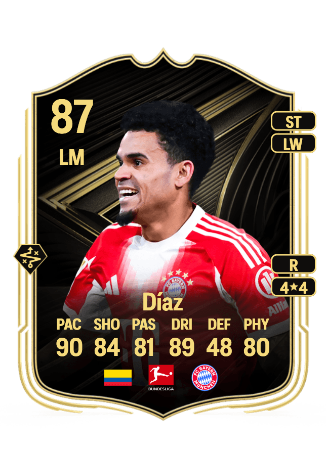 Luis Díaz card