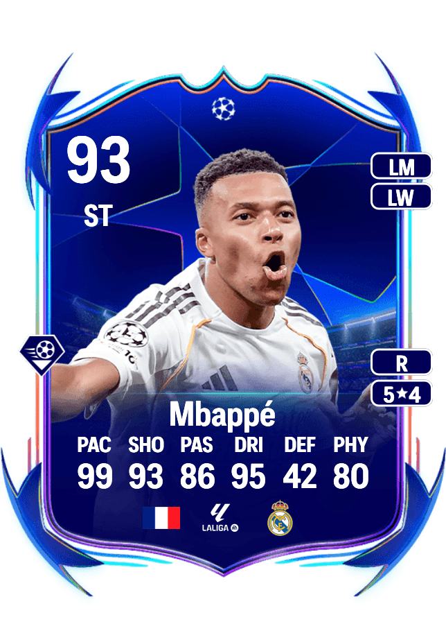 Kylian Mbappé card
