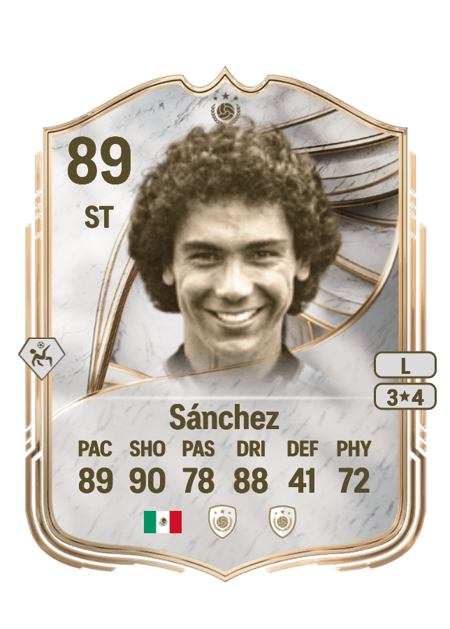 Hugo Sánchez card