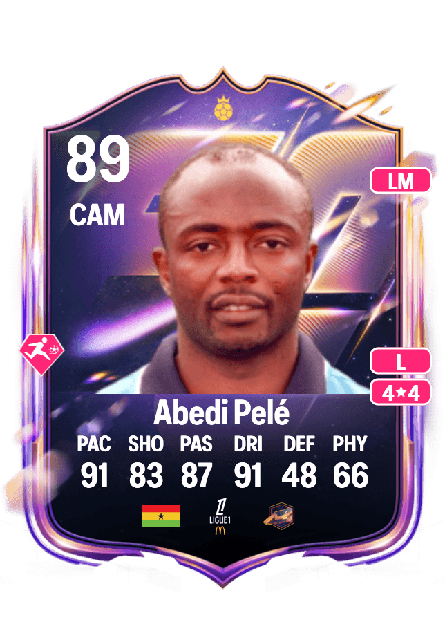 Abedi Pelé card