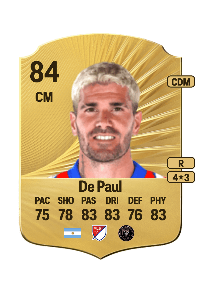 Rodrigo De Paul card