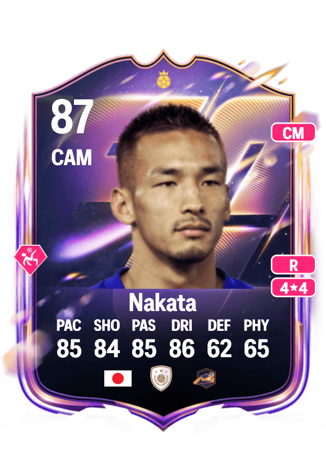 Hidetoshi Nakata card