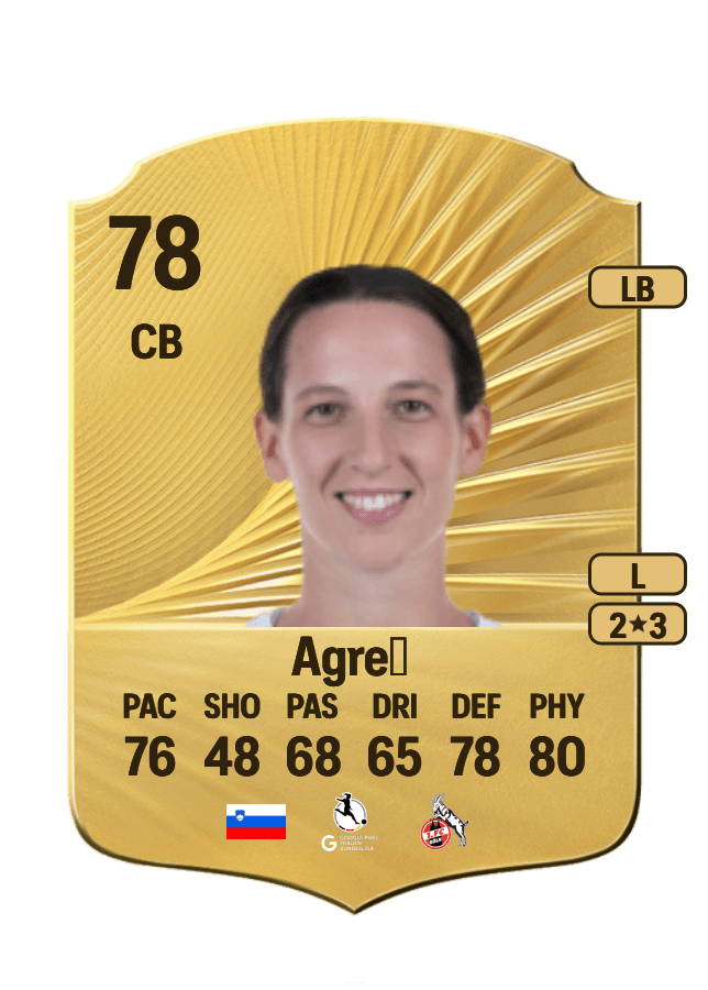Sara Agrež card