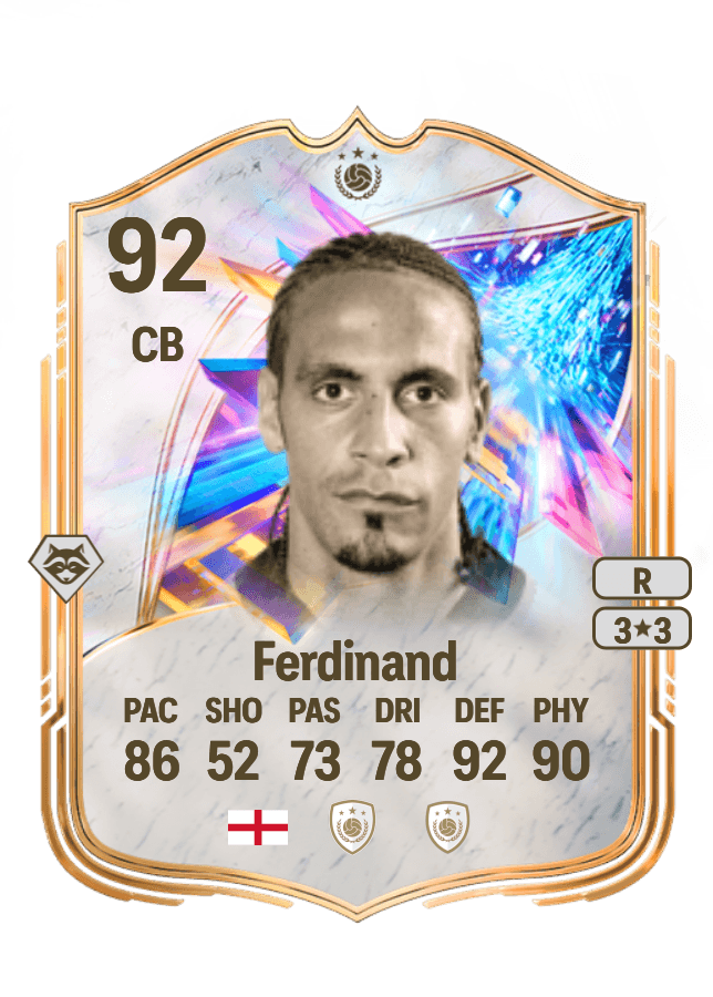 Rio Ferdinand card