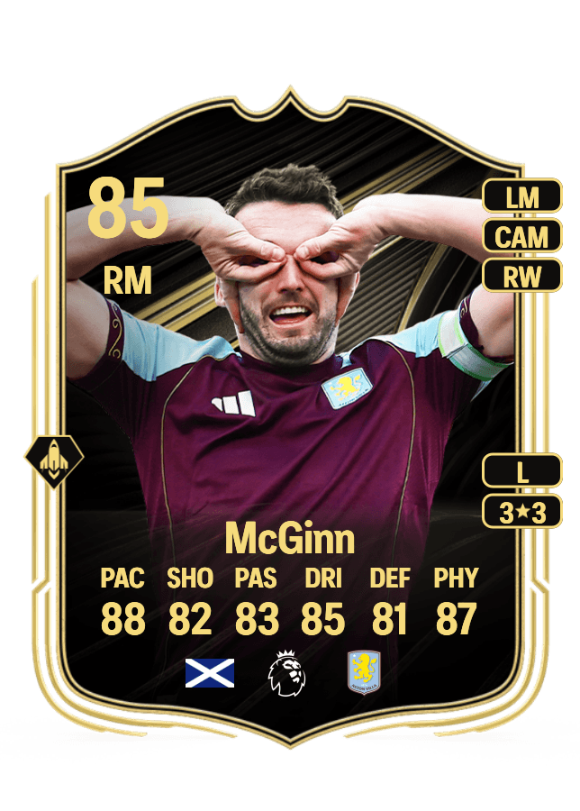 John McGinn card