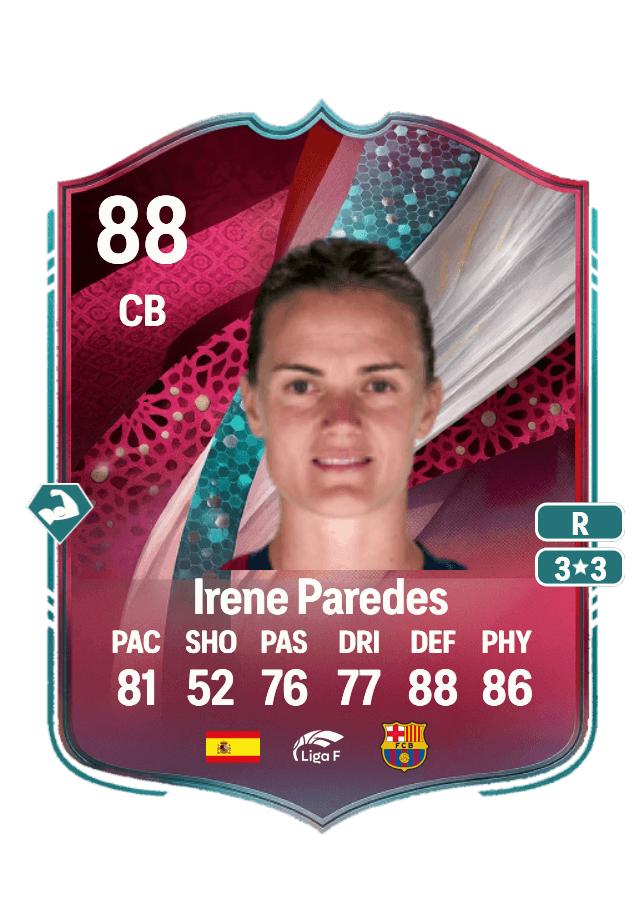 Irene Paredes card