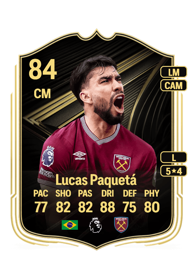 Lucas Paquetá card