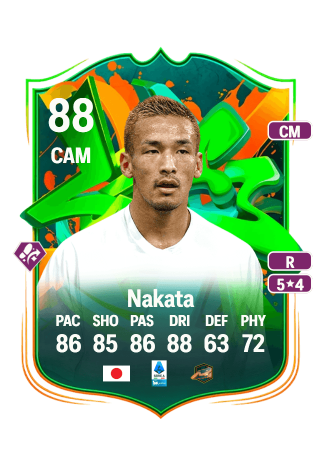 Hidetoshi Nakata card