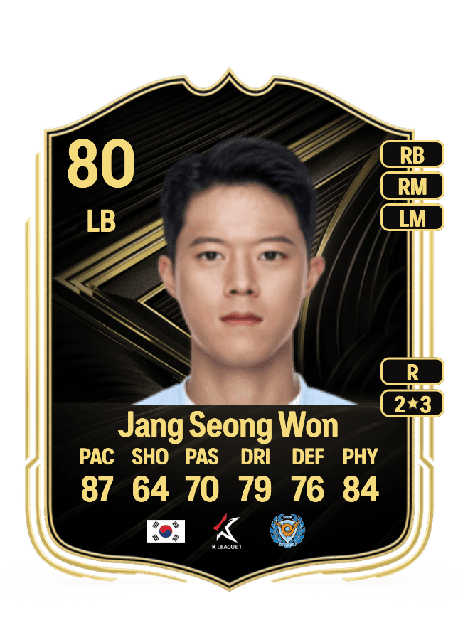 Jang Seong Won card