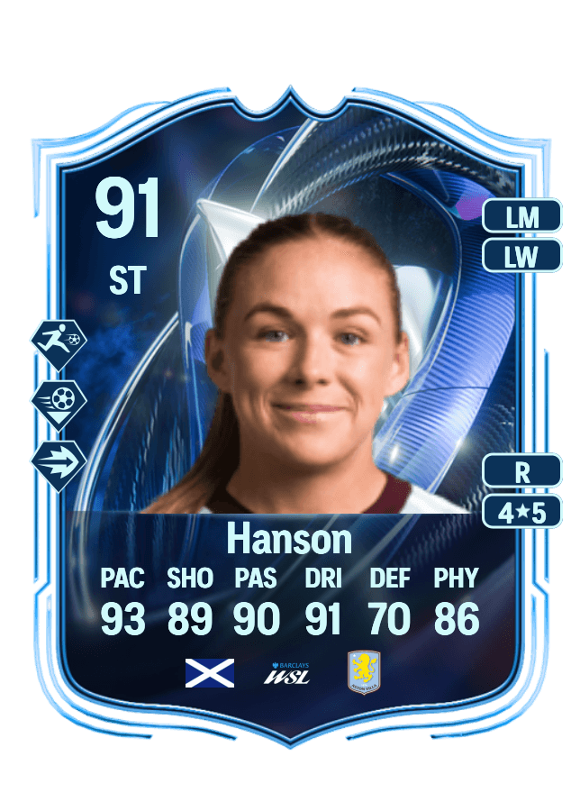 Kirsty Hanson card