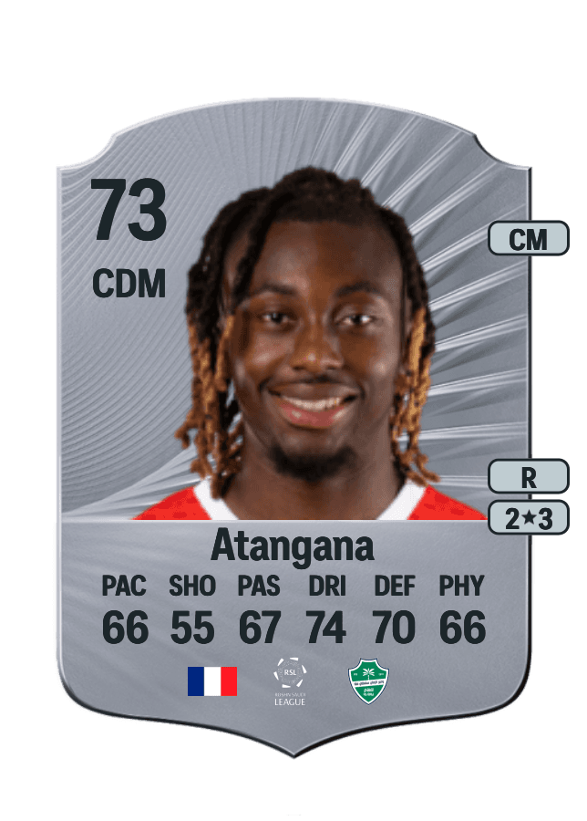 Valentin Atangana card
