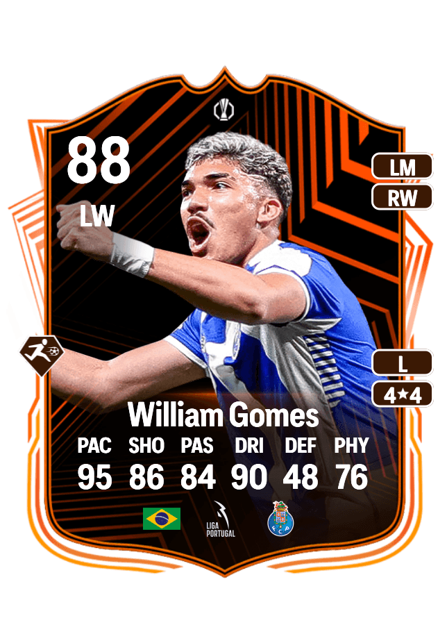 William Gomes card