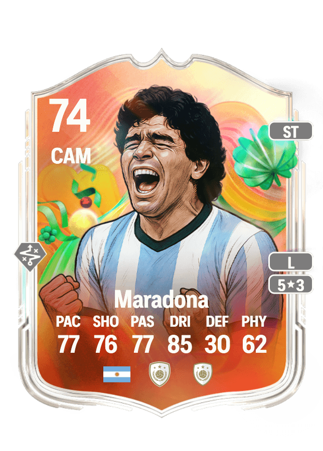 Diego Armando Maradona card