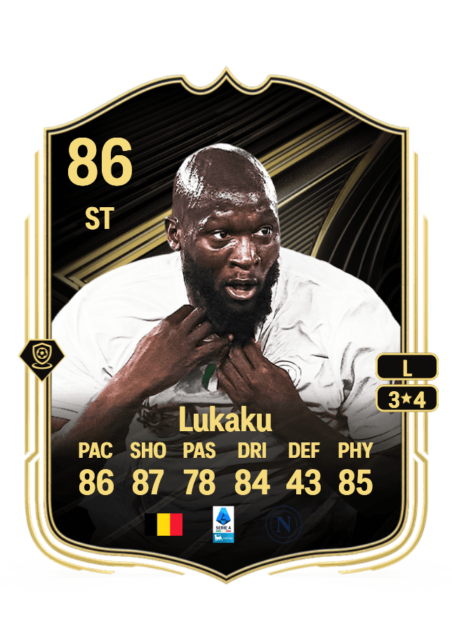 Romelu Lukaku card