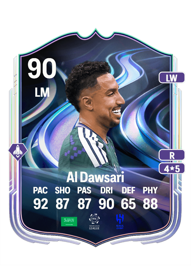 Salem Al Dawsari card