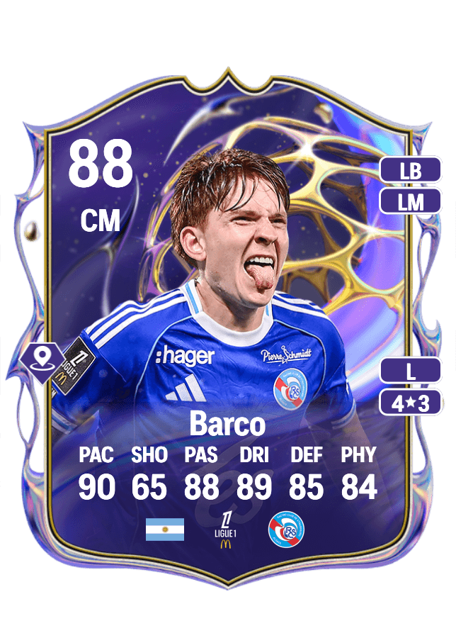 Valentín Barco card