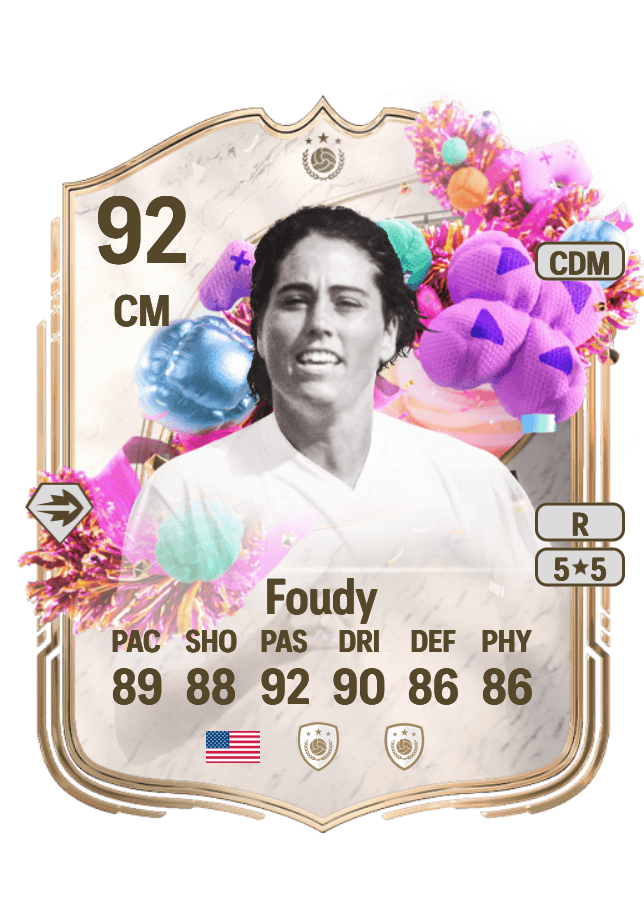 Julie Foudy card