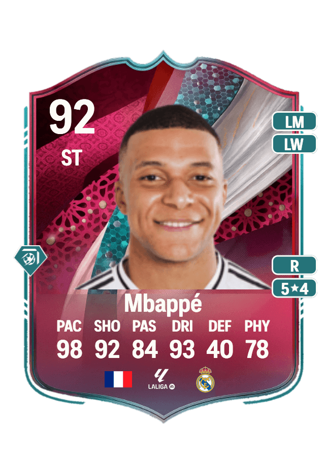 Kylian Mbappé card