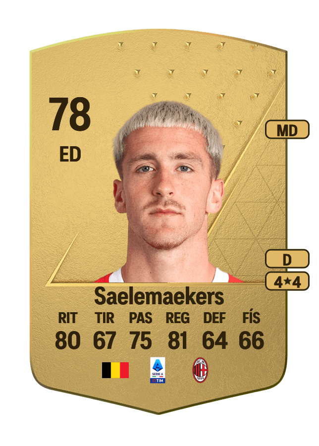 Alexis Saelemaekers card