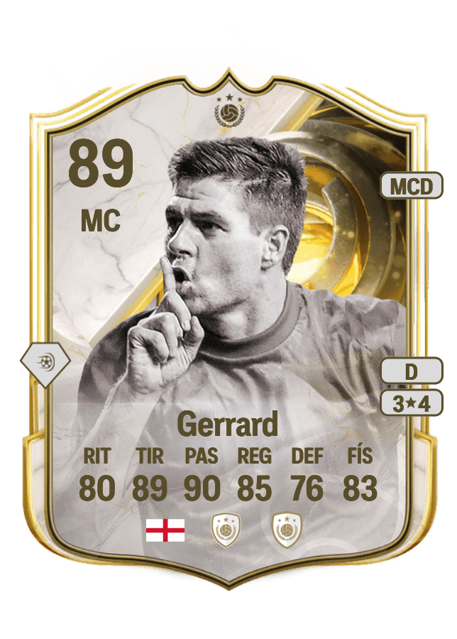 Steven Gerrard card