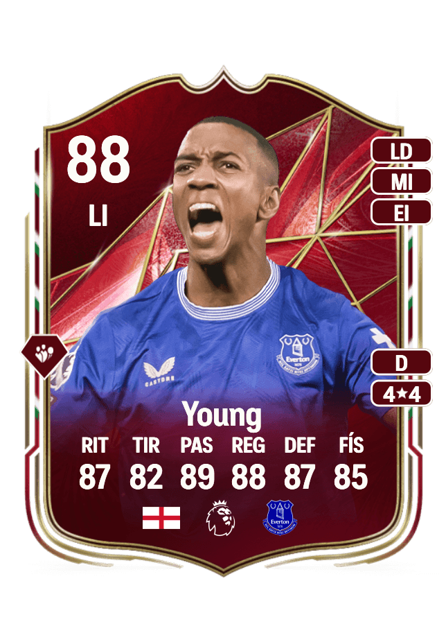 Ashley Young card