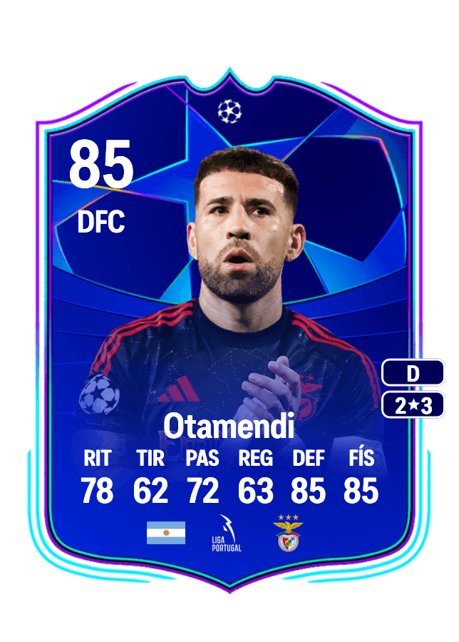 Nicolás Otamendi card