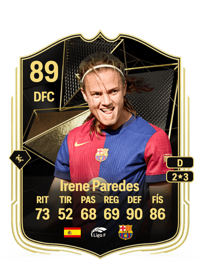 Irene Paredes card