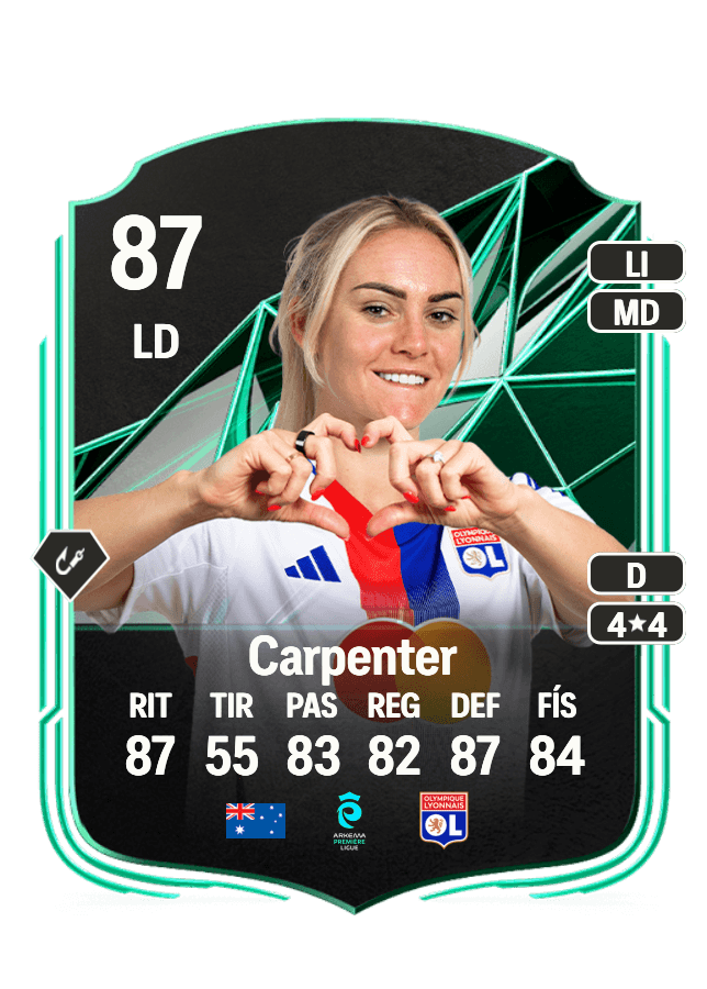 Ellie Carpenter card