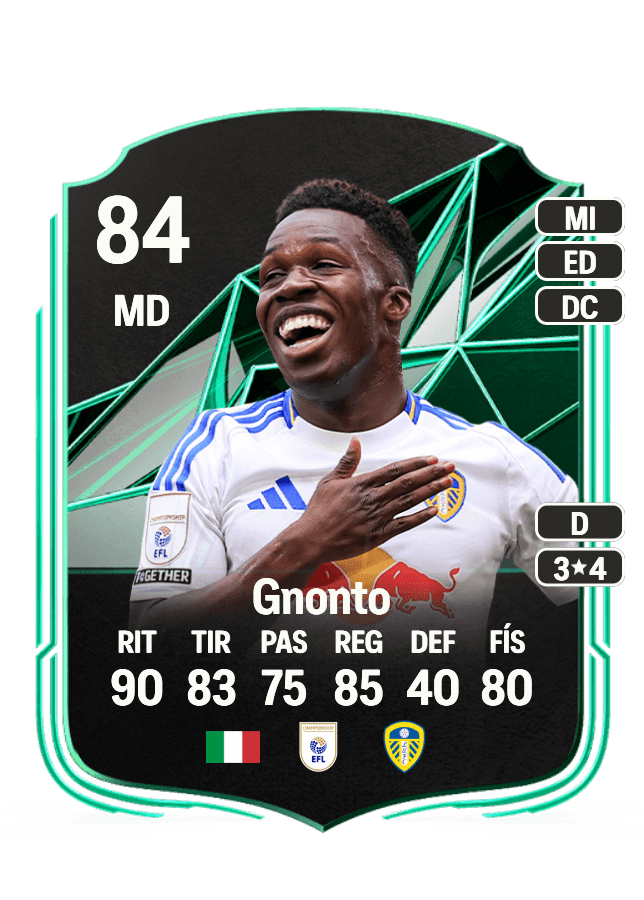Wilfried Gnonto card