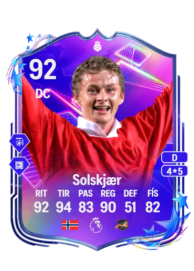 Ole Gunnar Solskjær card