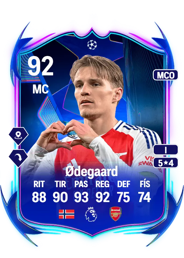Martin Ødegaard card