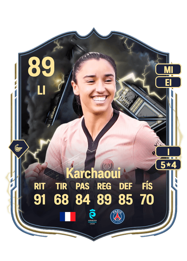 Sakina Karchaoui card
