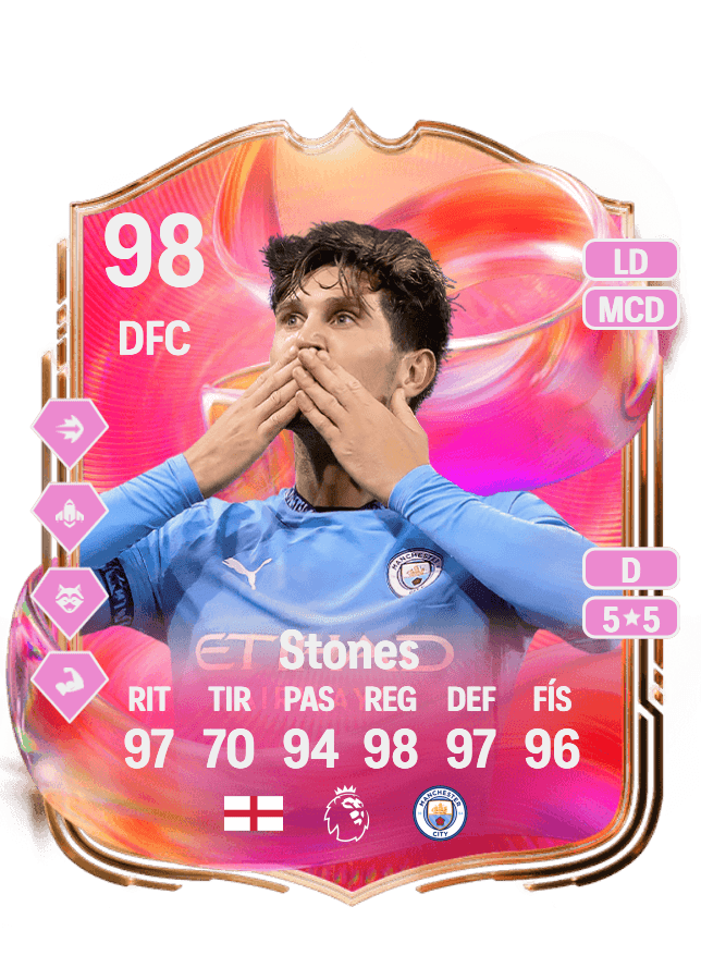 John Stones card