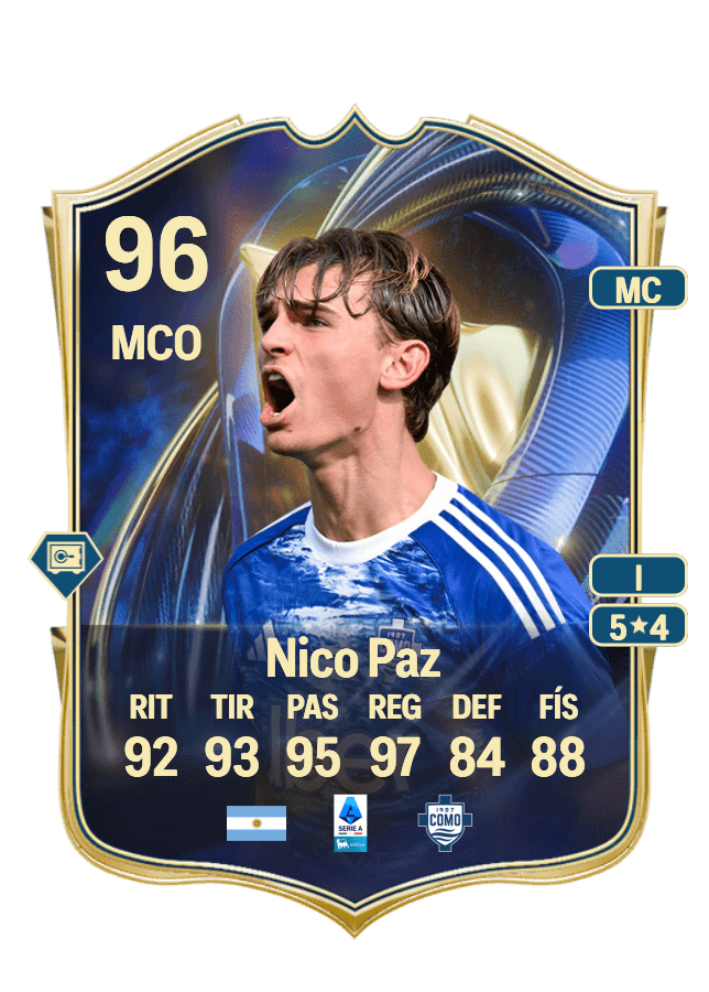 Nico Paz card