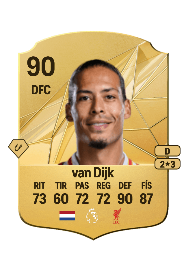 Virgil van Dijk card