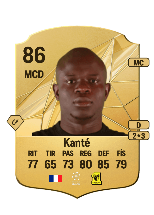 N'Golo Kanté card