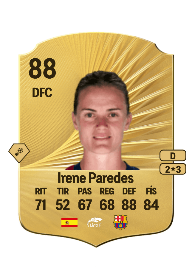 Irene Paredes card