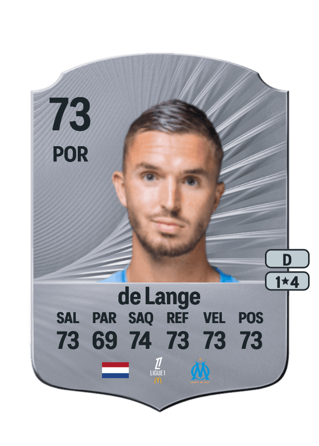 Jeffrey de Lange card