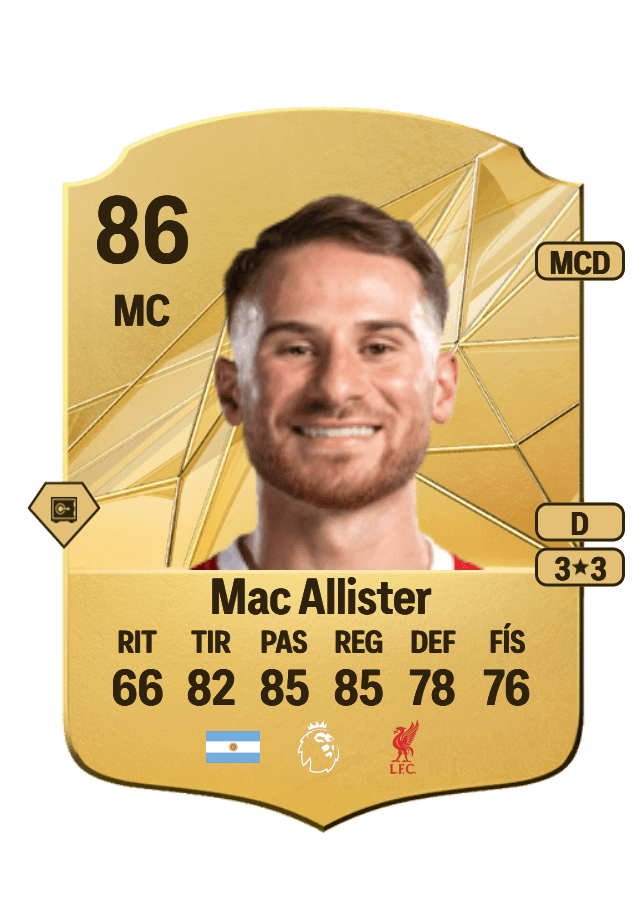 Alexis Mac Allister card