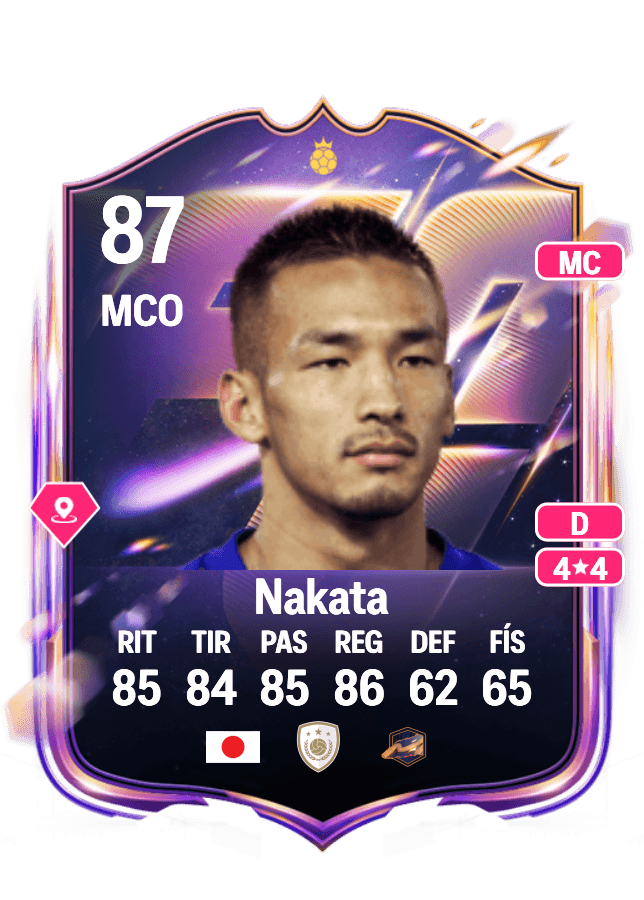 Hidetoshi Nakata card