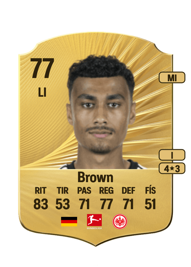 Nathaniel Brown card