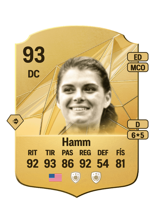 Mia Hamm card