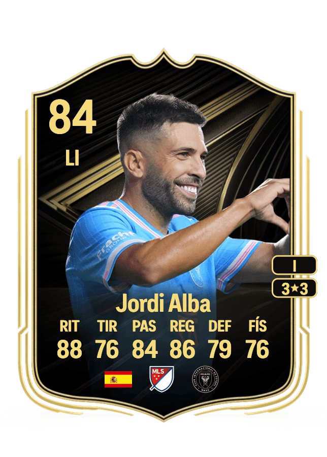 Jordi Alba card