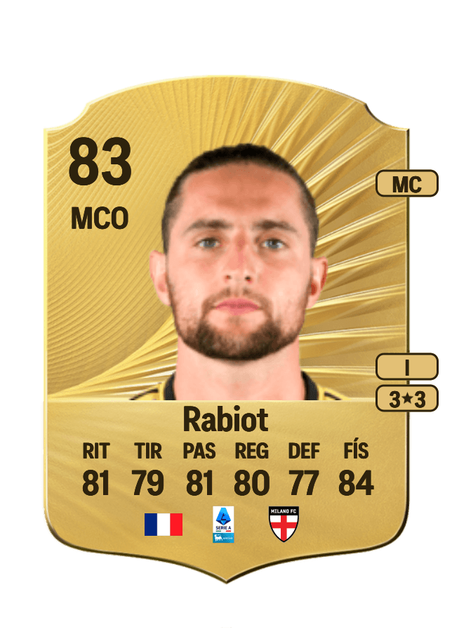 Adrien Rabiot card