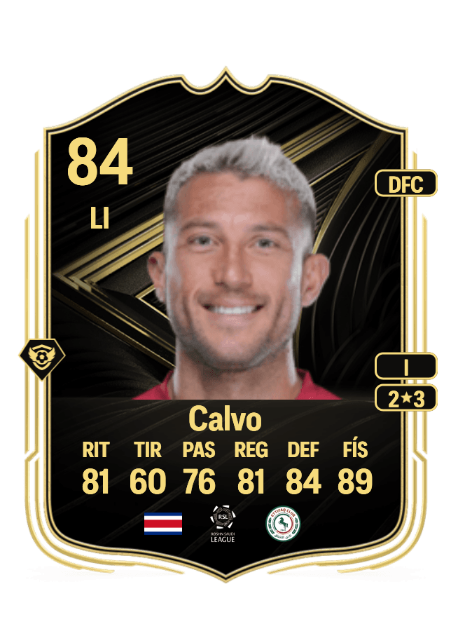 Francisco Calvo card